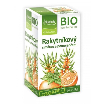 BIO rakytníkový čaj s mátou a pomerančem 36 g Apotheke